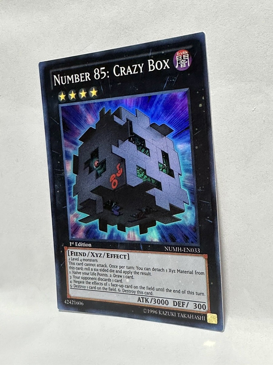 YuGiOh! Number 85: Crazy Box - NUMH-EN033 - 1st Edition - Super