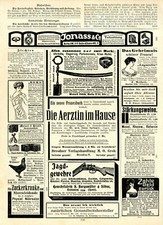 Gewehrfabrik Kreiensen Feuerzeug Geflügelpark Auerbach Gemsbart Wien Reklame1910