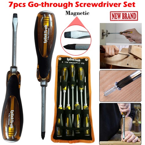 7 Pcs Megnetic Tip Electrician Insulated Screwdriver Set Repair Hand Tools Kit