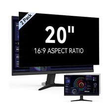 2-Pack 20 Inch Computer Privacy Screen Filter for 16:9 Widescreen Monitor, ...