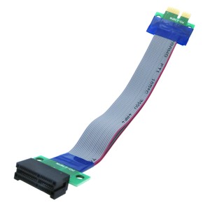 PCI-e-1X-Extender-Cable-Slot-Riser-Card-Ribbon-Flex-Cable-PCI-Express-Lead-20cm