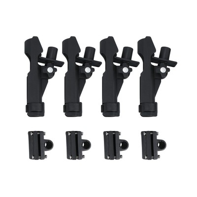 Angelrutenhalter Montierbar Ständer für Boot Kajak Drehbar Angelnzubehör Schwarz Angelrutenhalter Montierbar Ständer für Boot Kajak Drehbar Angelnzubehör Schwarz