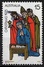1975. Australie. Les trois rois à la crèche. N°580.