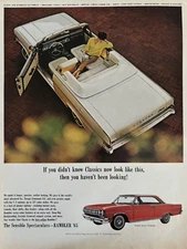 1965 Rambler Classic 770 Convertible American Motors Largest Finest VTG Print Ad