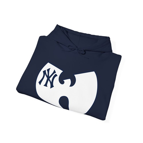 NEW YORK gildan HOODIE Yankees Wu Tang Clan Baseball - Picture 5 of 21