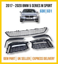 BMW 5 SERIES M SPORT 2017 - 20 G30 G31 FRONT BUMPER LOWER CENTRE GRILL TRIM FOG 