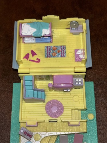 1993 Bluebird Polly Pocket Summer Pool House With 1 Original Figure Please Read - Picture 11 of 18