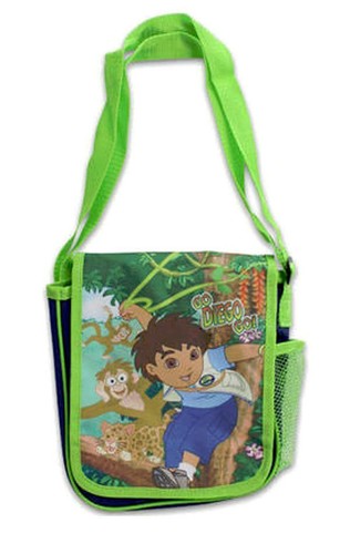 Shoulder Bag Tote Nickelodeon Go Diego Go Animal Rescue Lunch Travel NEW - 第 1/8 張圖片