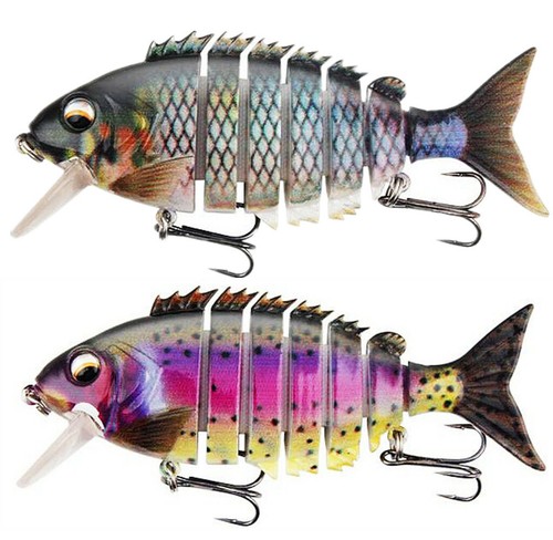 2PCS Jointed Fishing Lures Swimbait 22.2g Wobbler Crankbait Artificial Hard Bait - Picture 13 of 22