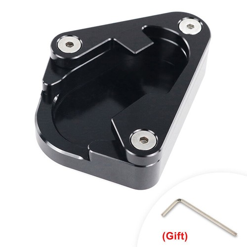 Ampliador de soporte lateral para motocicleta apto para Triumph Tiger 900 GT Pro 2020-2025 negro - Imagen 11 de 21