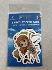 One Piece 5 vinyl sticker pack new 