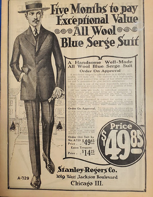 Stanley-Rogers Co, Chicago, Clothing Catalog 1913, 32 pages, both sexes