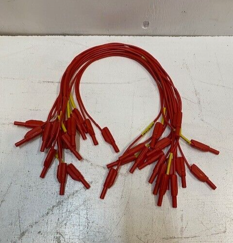 16 Quantity of CAT Red Connection Leads 28" L, 8951-20, D-61158 (16 Qty) - Picture 1 of 7