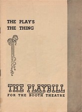Louis Calhern "THE PLAY'S THE THING" Ernest Cossart 1948 Final Week Playbill