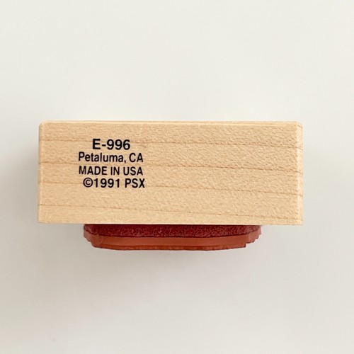 PSX Teddy Bear Floral Rose Flower Arch Wreath E996 Rubber Stamp - Picture 3 of 3