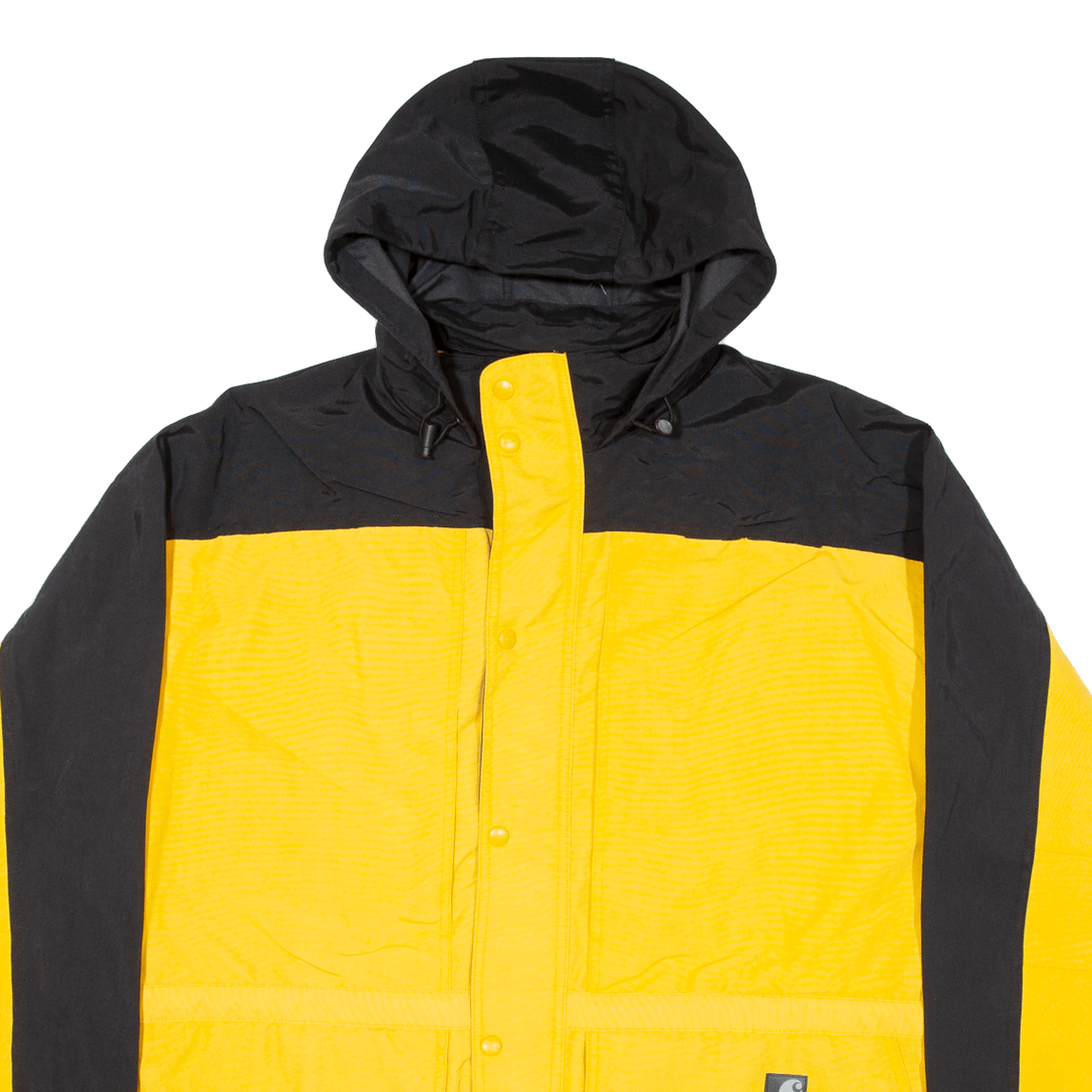 CARHARTT Workwear Mens Rain Jacket Yellow Nylon Hooded 3XL eBay