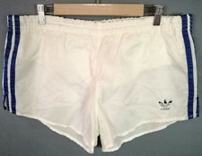 RARE VINTAGE OLD RETRO MEN ADIDAS WEST GERMANY SHORTS PANTALONES SIZE M 6 MEDIUM