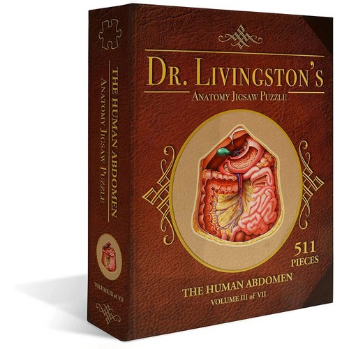 DR. LIVINGSTON'S ANATOMY JIGSAW PUZZLE THE HUMAN VOLUME 1-7 (select) BRAND NEW - Picture 6 of 10