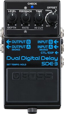 Boss SDE-3 Dual Digital Delay Pedal JAPAN [NEU]