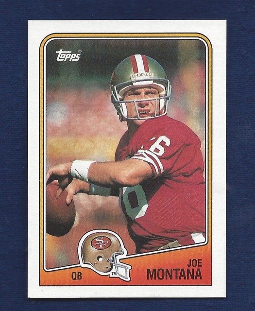 One Razor Sharp 1988 Topps Football #38 Joe Montana Nm-mint++ .99 Shipping