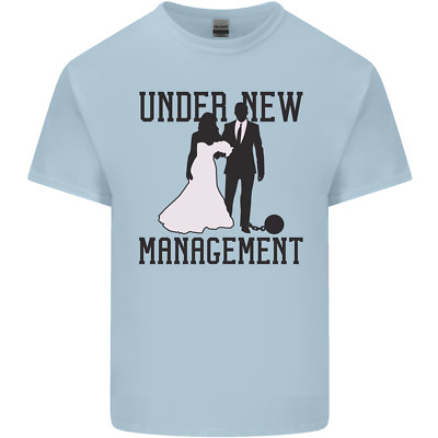 Just Married Under New Management Kinder T-Shirt Kinder