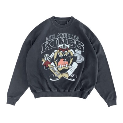 Los Angeles Kings Taz NHL graphic black Sweatshirt men women