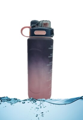 fun & fun Trinkflasche  1,5L Wasserflasche Sportflasche BPA frei  G262