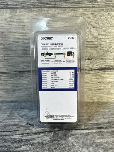 CURT 51383 Trailer Brake Controller Harness for Select Vehicles #M26 - Picture 2 of 3