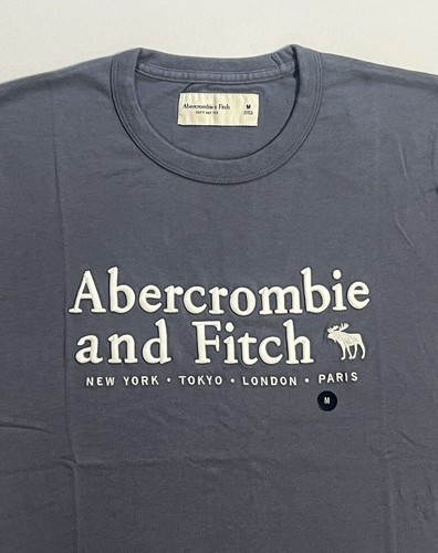 Abercrombie & Fitch Men's Applique Graphic T-Shirt A&F Logo Size XS S M L XL XXL - Picture 42 of 58