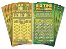 Prank Gag Lottery Tickets - 8 Total Tickets, 4 of Each Winning Ticket Design,...