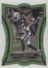 2019 Select Premier Level Die-Cut Neon Green Prizm 13/49 Tyrell Williams 0c6