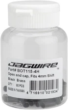 Jagwire 4mm Brass Open Cable Housing End Caps for Bicycle Brake & Shift Cables