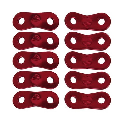 10pcs 5mm Legierung Selbstverriegelung Guy Line Bent Läufer für Zeltmarke
