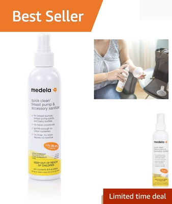 #ad #ad Portable 8oz Quick Clean Breast Pump Sanitizer Safe for Nursery amp; Accessories $12.99