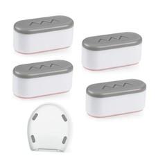 Toilet Seat Bumpers for Bidets, 4 Pack Strong Adhesive Spacers  Toilet Seat