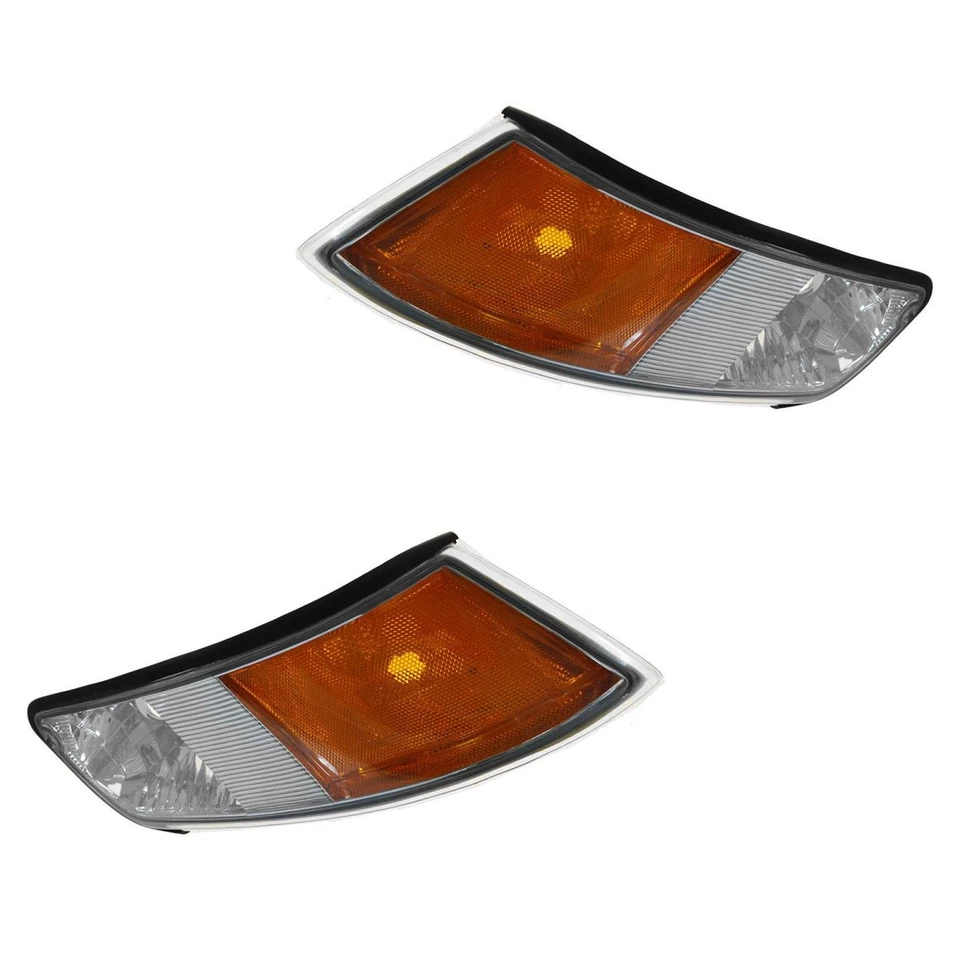 Corner Marker Light Set Fits 1998-2002 Mercury Grand Marquis - Image 4 of 4