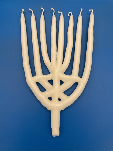 RARE Wax Poetic The Menorah Candle 1995 in original box for Hanukkah - Picture 2 of 8