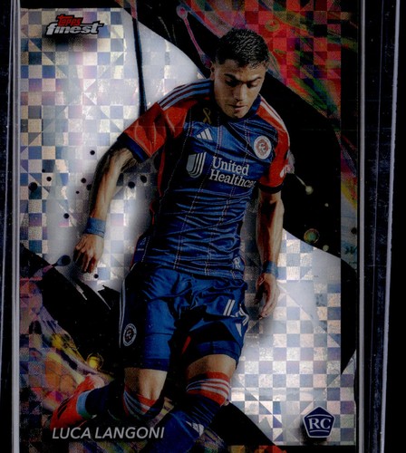 Luca Langoni 2024 Finest MLS Checkerboard Refractor #104 RC