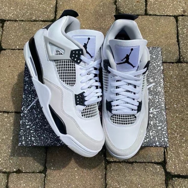 靴 Nike Air Jordan 4 \"Military Black\" Nike Air Jordan 4 Military Black 2025 | Drip Kickz