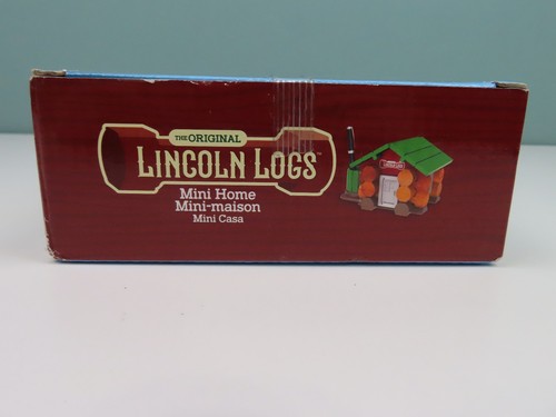Original Lincoln Logs Mini Home 27 PC Building Set Mini Classics Real Wood Logs - Picture 6 of 7