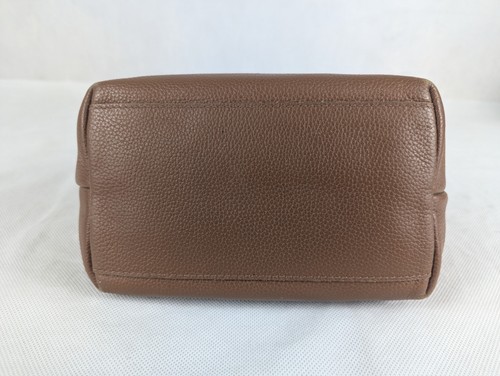 Authentic Rare Longchamp Modele Depose Folding Small Leather Brown Tote Bag - Bild 13 von 23