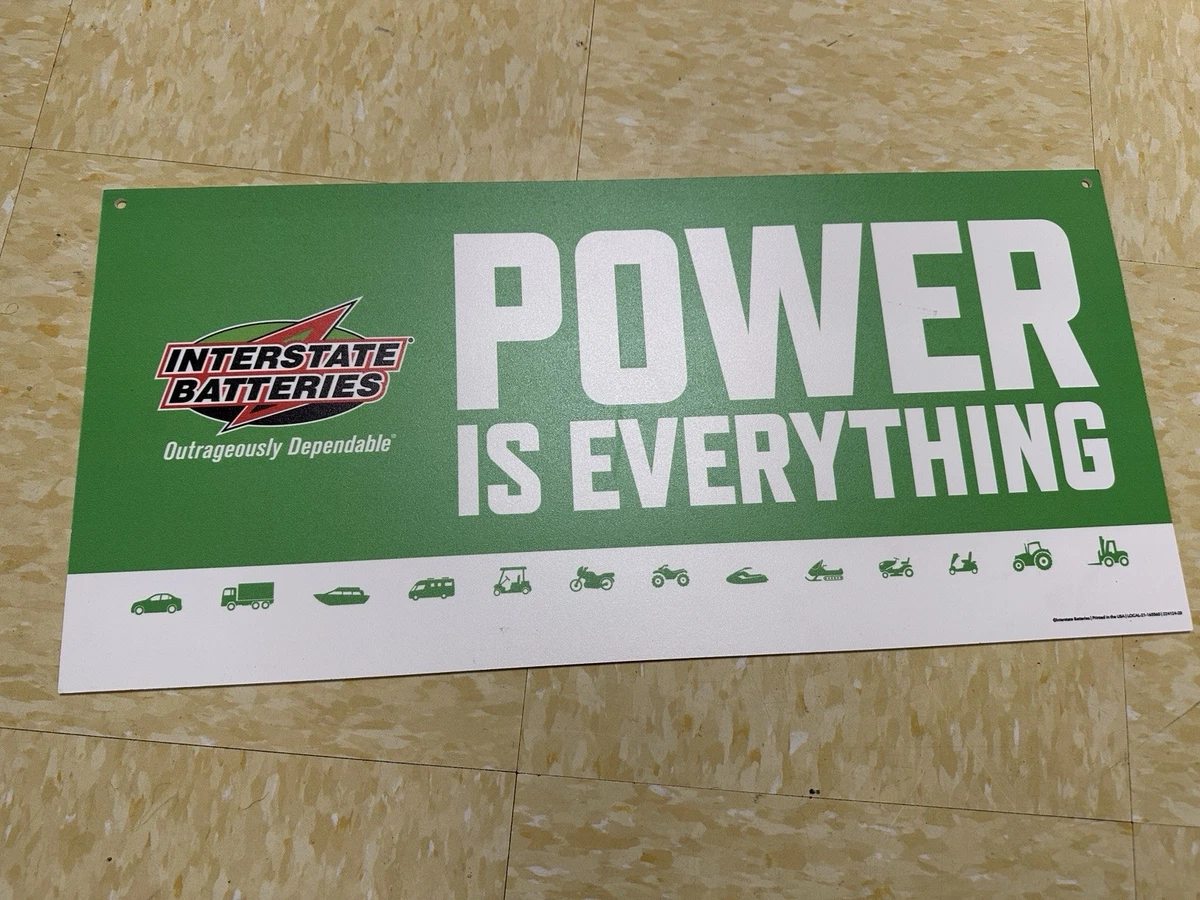 Interstate Battery Sign for sale | eBay