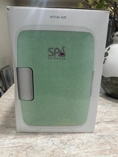 Mini Fridge For Beauty Skincare 4L Green Portable Top Handle Removable Shelf