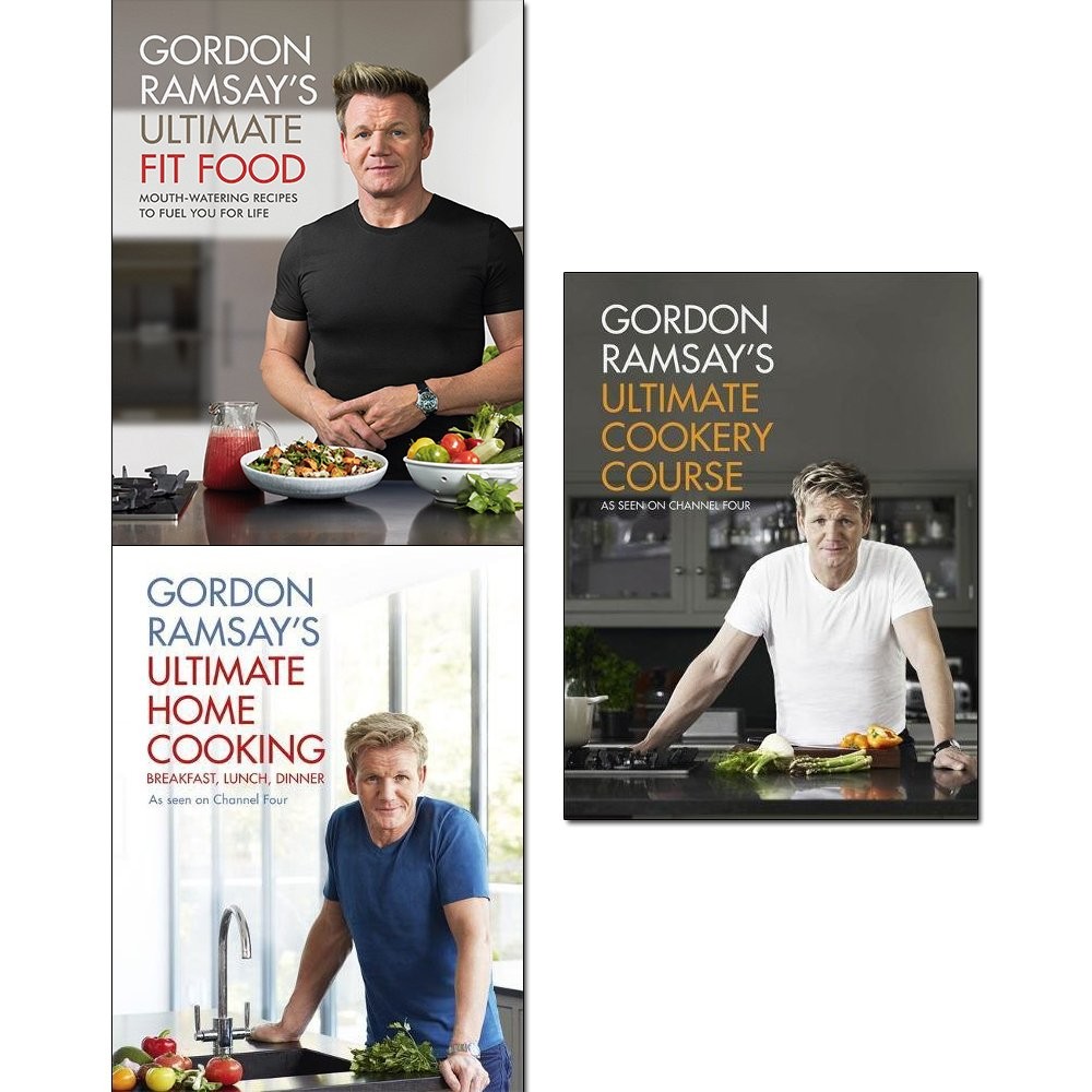 B&Q -  Gordon Ramsay Ultimate Fit FoodUltimate Home Cooking And Ultimate Cookery Course Collection 3 Books Set - Image 2