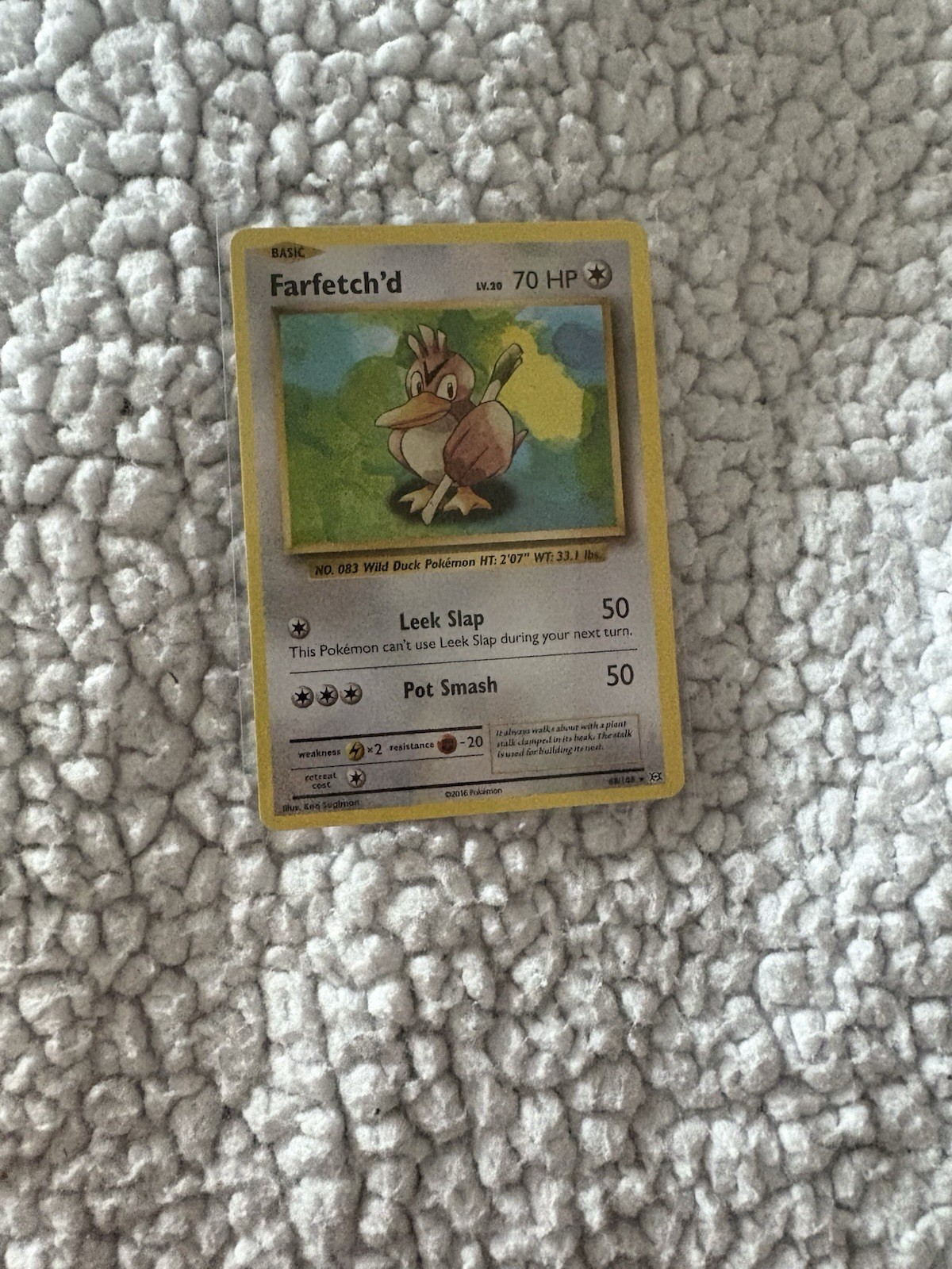 Farfetch'd 027/102 Base Set (Shadowless) Regular