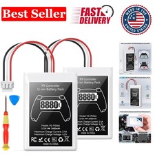 2 Pack PS5 Controller Battery Replacement 8880mWh High Capacity Rechargeable