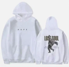 two sided hoodie, Rapper NF HOPE Lost Soul Hoodie - all printed