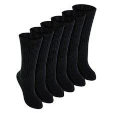 Kids Socks by Sock Snob 6 Multi Pack Boys and Girls School Socks