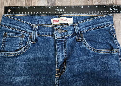 Levi's Performance 511 Slim Boy's Young Men's Blue Jeans Size 16 Reg 28 x 30* - Picture 3 of 12