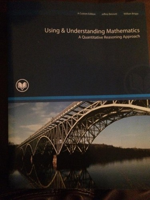 #ad #ad Using and Understanding Mathematics A Quantitative Reasoning Approach $26.47